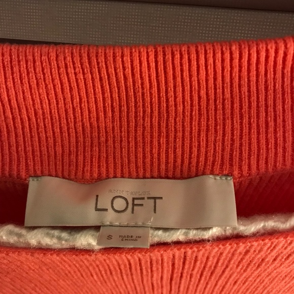 Long sleeve knit sweater (LOFT, size S) - Picture 2 of 3